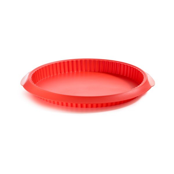 Червена силиконова форма за киш , ⌀ 28 cm - Lékué