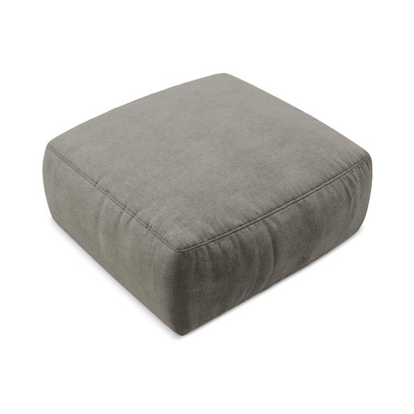 Сива шенилова табуретка Kuki – Makamii-image-2