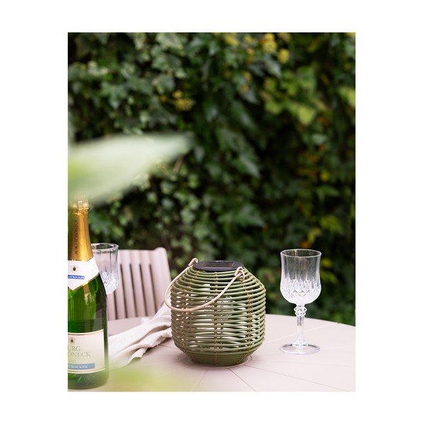 LED настолно/преносимо външно осветително тяло със соларен панел ø 15 cm Crewe – House Nordic-image-2