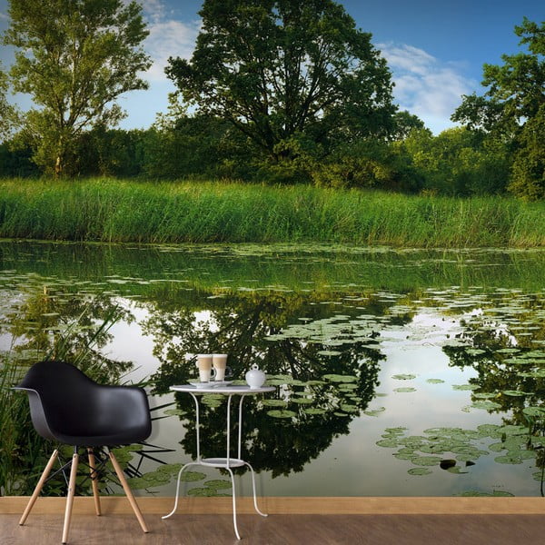 Широкоформатен тапет Stony Magic Pond, 350 x 245 cm - Artgeist