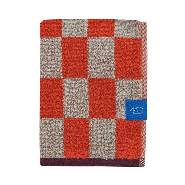 Оранжеви/бежови кърпи в комплект 2 бр. от органичен памук от тери 40x55 cm Retro – Mette Ditmer Denmark