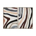 Картини в комплект 2 бр. с включена рамка/върху платно 63x93 cm Astratto – Premier Housewares