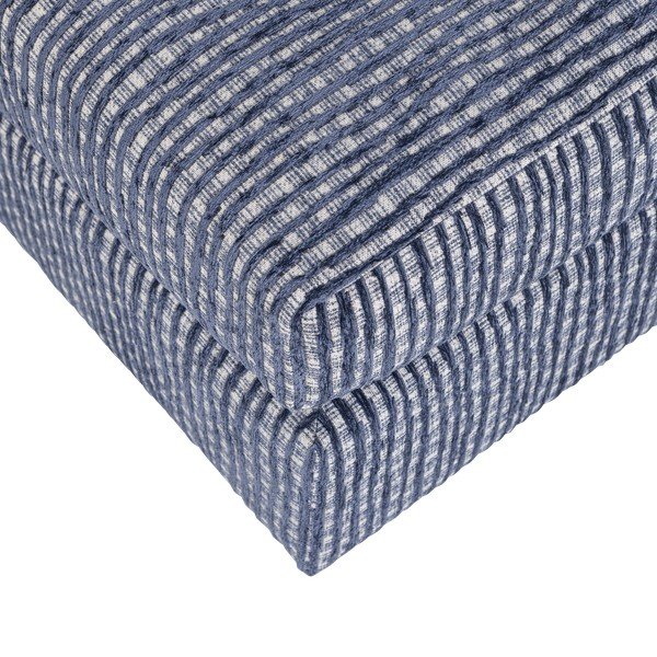 Сиво-синя тапицирана табуретка Lou – WOOOD-image-4