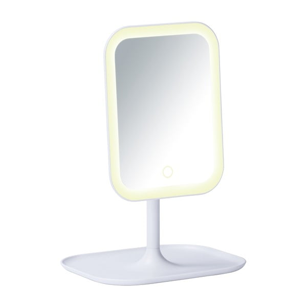 Бяло козметично огледало с LED подсветка Bertolio Bertiolo - Wenko