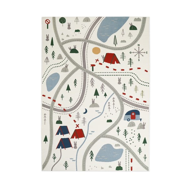 Детски килим , 123 x 180 cm Little Camper - Nattiot