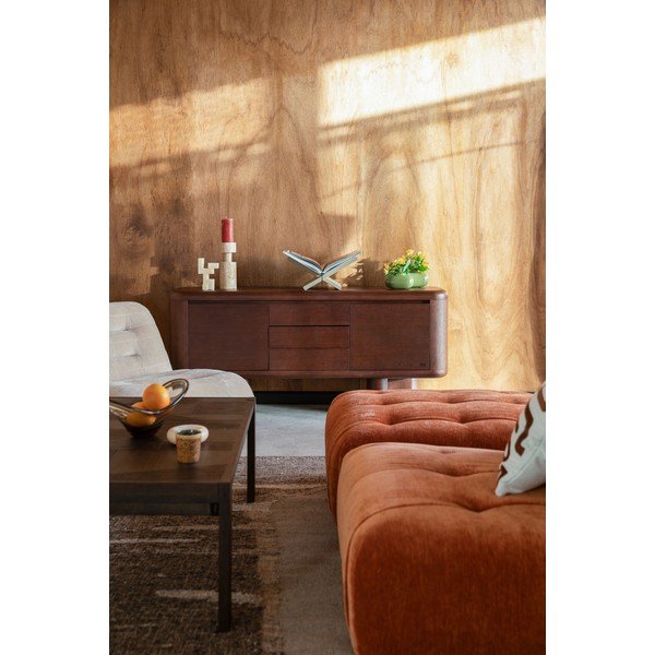 Скрин от декор от ясен в тъмно естествен цвят 160x72x40 cm Herman – Dutchbone-image-4