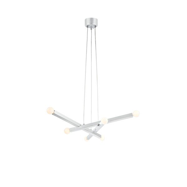 Метално висящо осветително тяло в сребрист цвят Stack – Markslöjd