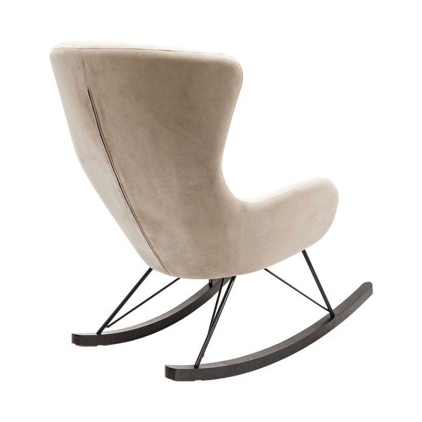 Бял люлеещ се фотьойл Oslo - Kare Design-image-3