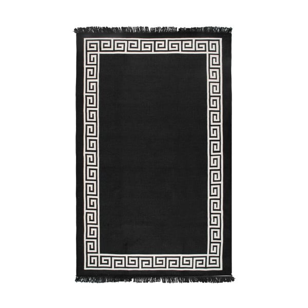 Бежов и черен двустранен килим Justed, 80 x 150 cm - Cihan Bilisim Tekstil