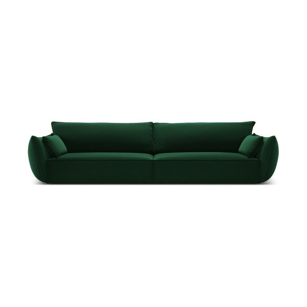Тъмнозелен кадифен диван 248 cm Vanda – Mazzini Sofas