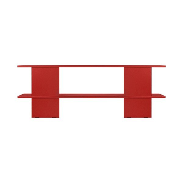 Червен  метален стелаж 160x57x37 cm Hes – noo.ma-image-3