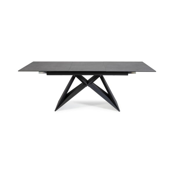 Черна сгъваема маса за хранене Hara - Marckeric-image-2