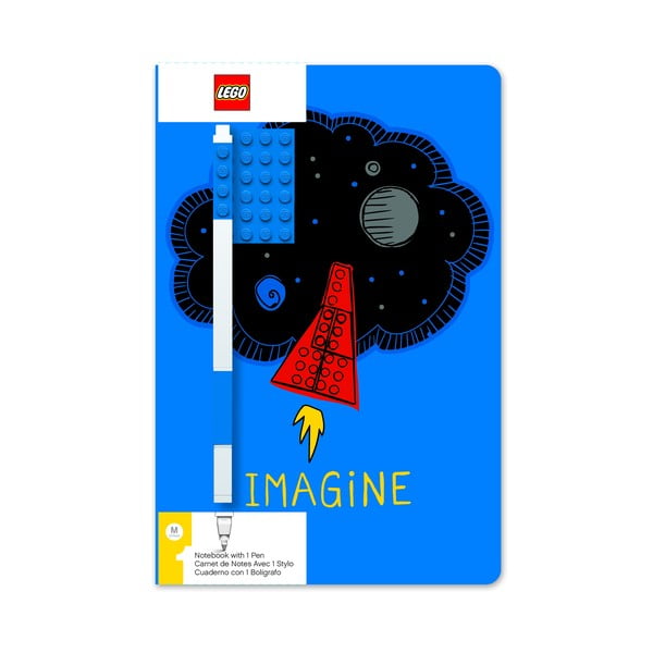 Комплект тефтер и химикалка Imagine - LEGO®