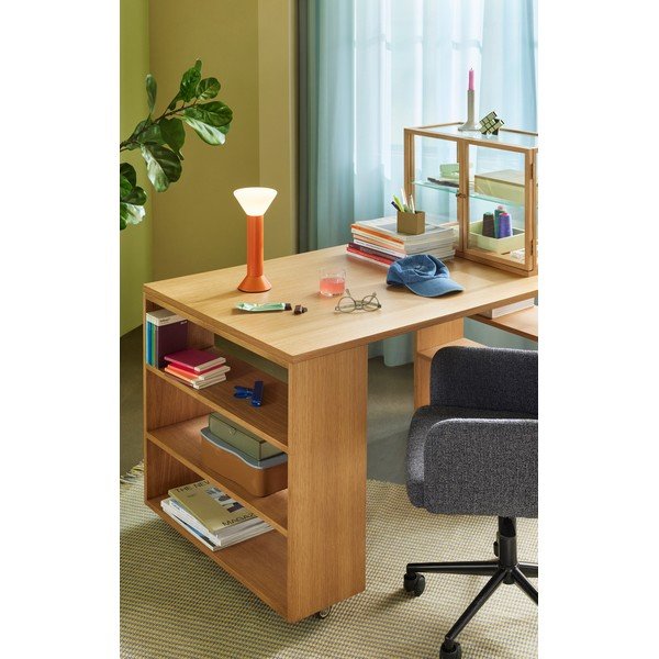 Витрина от декор от дъб  в естествен цвят 60x42x32 cm Poetic – Hübsch-image-2