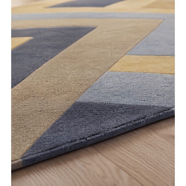 Сив и жълт килим Big Zig, 160 x 230 cm Reef - Asiatic Carpets-image-3