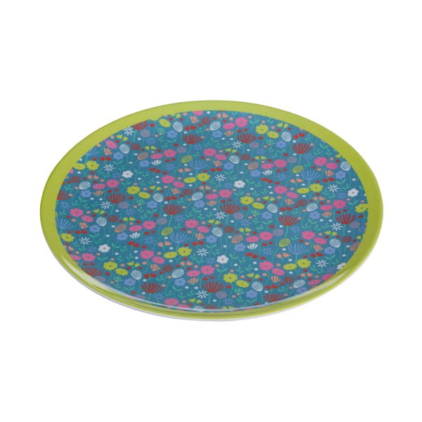 Barevný talíř s motivem květin Premier Housewares Casey, ⌀ 25 cm