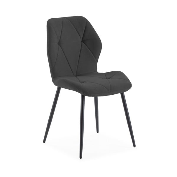 Черни трапезни столове в комплект от 4 броя Luna - Marckeric