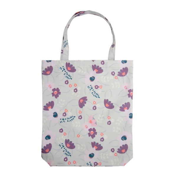 Světle fialová nákupní taška Busy B Floral Shopper