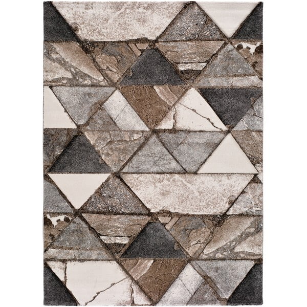 Кафяв килим Истанбулски триъгълник, 140 x 200 cm - Universal