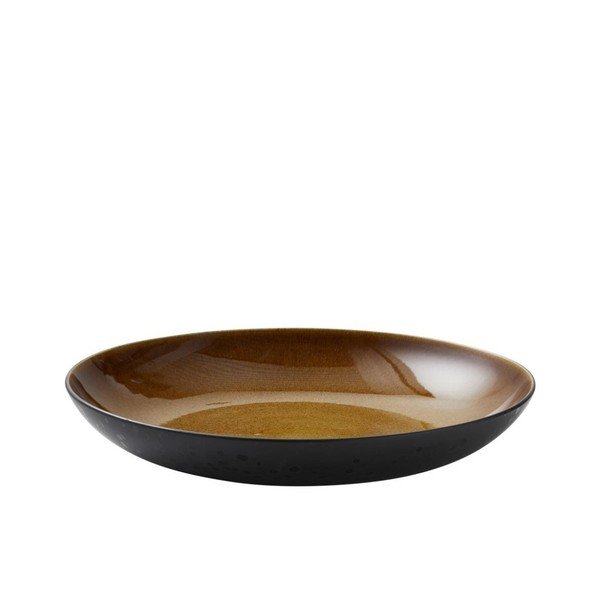 Черна/в кехлибарен цвят глинена купа ø 40 cm Gastro Black/Amber – Bitz-image-2