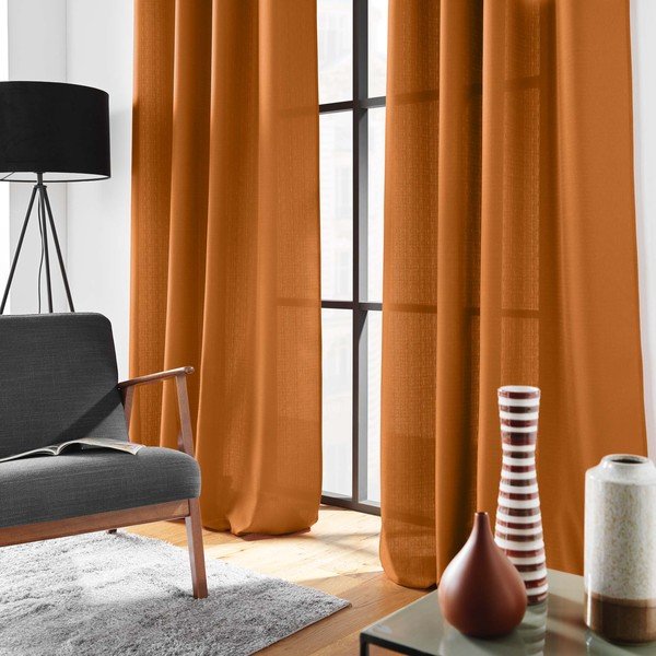 Кафяво перде 140x260 cm Soline – douceur d'intérieur-image-1