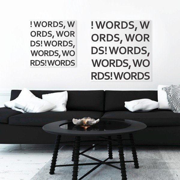 Magnetická tabule dESIGNoBJECT.it Words, 50 x 50 cm -image-4
