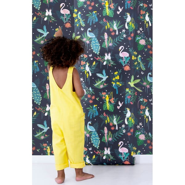 Детски тапет 10 м x 50 см Birds Carnival - Lilipinso-image-3