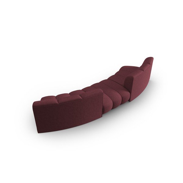 Диван в цвят бордо 367 cm Lupine - Micadoni Home-image-3