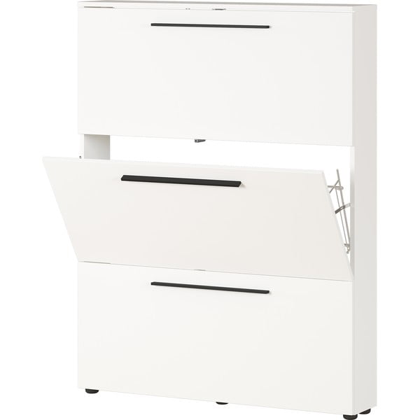 Бял шкаф за обувки с панти Utah - Germania-image-2