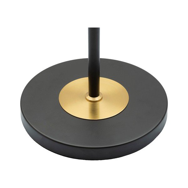 Черна/златистa подова лампа с текстилен абажур (височина 153 cm) Levels – Mauro Ferretti-image-2