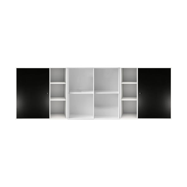 Черно-бял стенен сандък Hammel , 206 x 69 cm Mistral Kubus - Hammel Furniture