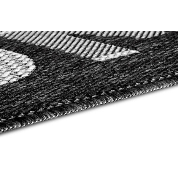 Антрацитно сива изтривалка за врата, 50 x 80 cm Weave Smiley Welcome - Hanse Home-image-3
