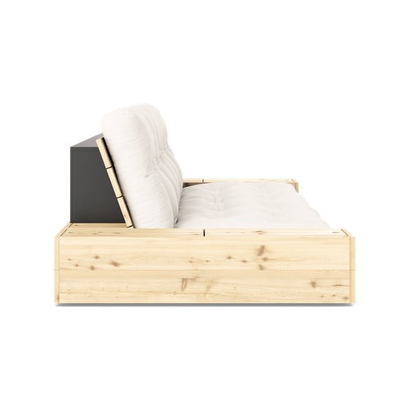 Кремав разтегателен диван 244 cm Base – Karup Design-image-3