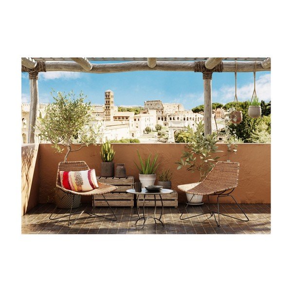 Памучна възглавница Огън, 40 x 60 cm Ethno - Kare Design-image-3