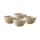 Бежови глинени купички в комплект 4 бр. за супа 1 l – House Nordic
