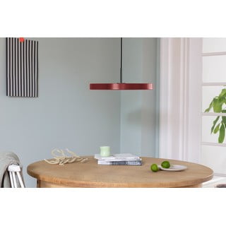 Червено LED висящо осветително тяло с метален абажур ø 43 cm Asteria Medium – UMAGE