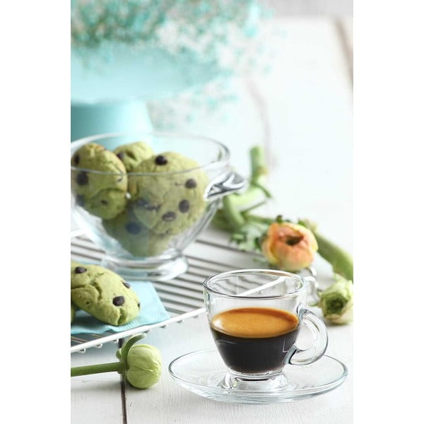 Стъклени чаши в комплект 6 бр. 95 ml – Hermia-image-1