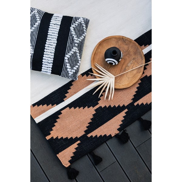 Двустранен килим за открито, изработен от рециклирана пластмаса, 80 x 180 cm Agate - Green Decore-image-4