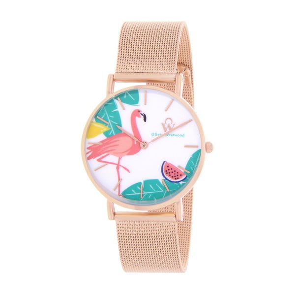 Dámské hodinky s řemínkem ve světle růžové barvě Olivia Westwood Hula