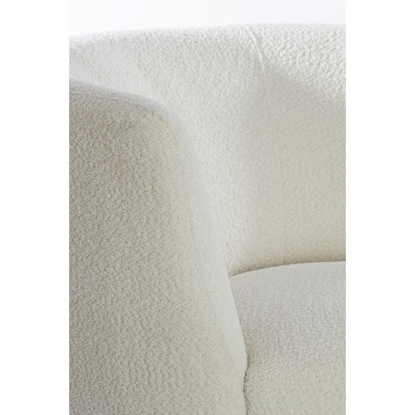 Бяло кресло от плат букле Senja – Light & Living-image-4