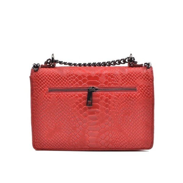 Червена кожена чанта Mangotti Sadia - Mangotti Bags-image-2