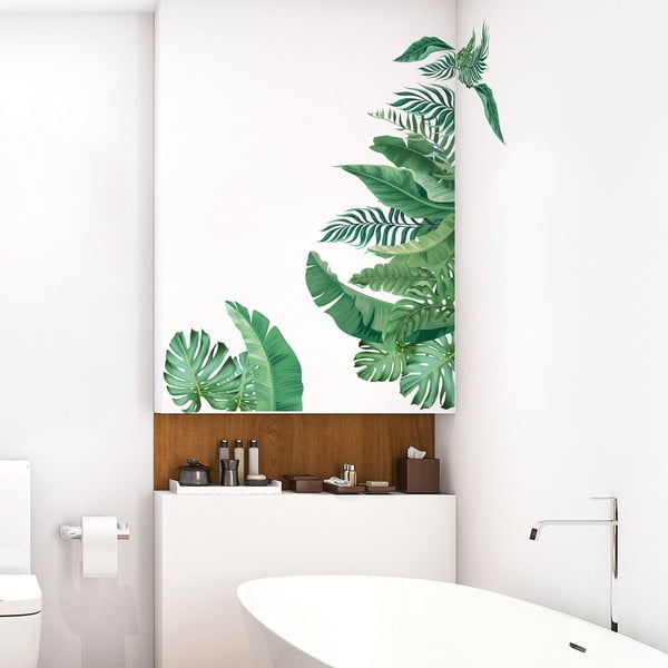 Стикер за стена 60x90 cm Tropical Leaves - Ambiance-image-3