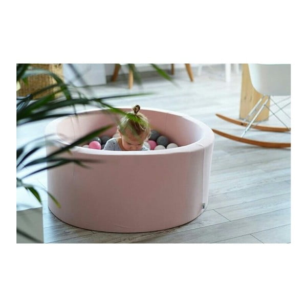 Modrý kulatý dětský bazének s 200 balónky Misioo, 90 x 40 cm-image-4