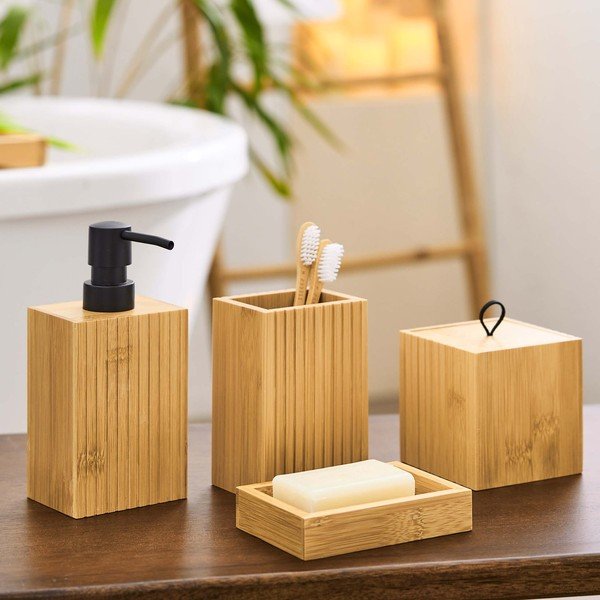Бамбукова сапунерка в естествен цвят Hanoi – douceur d'intérieur-image-1