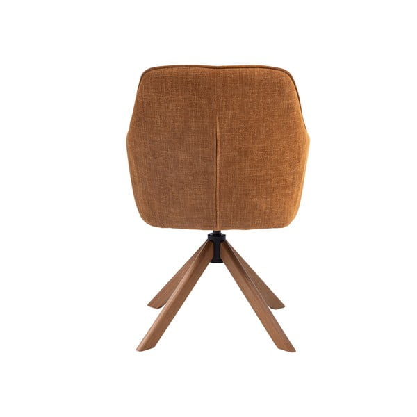 Оранжеви тапицирани трапезни столове в комплект 2 бр. Avola – Unique Furniture-image-2