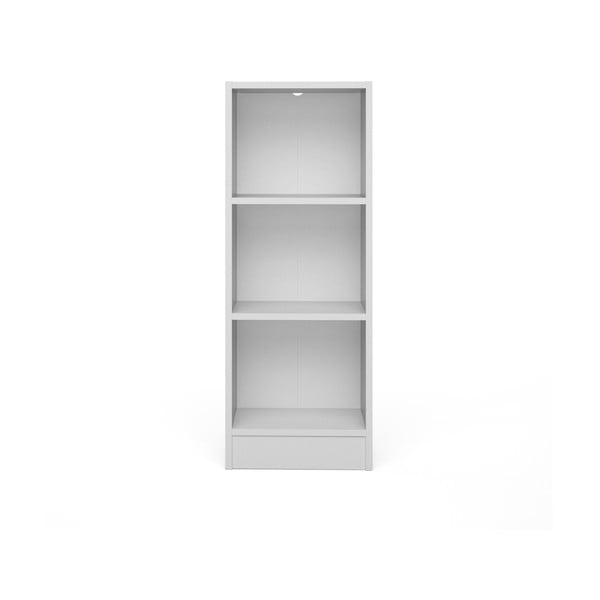Бял шкаф за книги 41x107 cm Basic - Tvilum