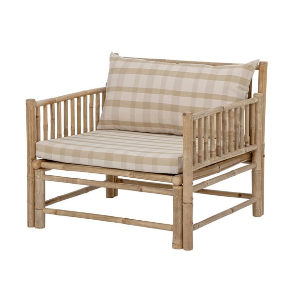 Бамбуков градински фотьойл в естествен цвят Corfu - Bloomingville-image-3