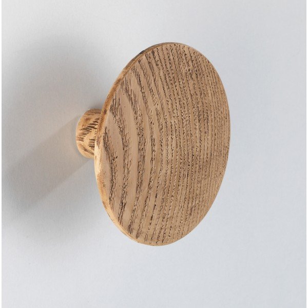 Кука за стена с декор от дъбово дърво , ⌀ 8 cm Melle - Wenko-image-3