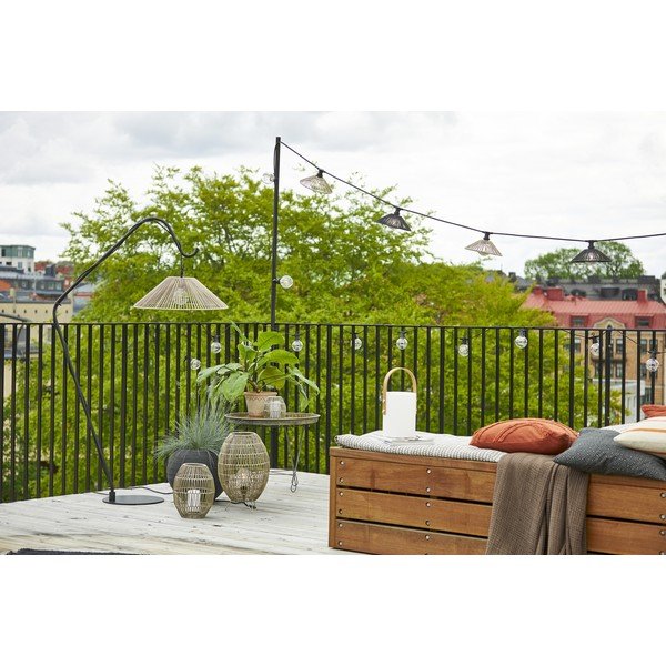 Черен крак за лампа 176 cm Mark - Star Trading-image-3