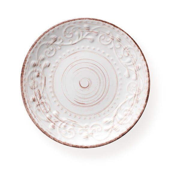 Бяла десертна чиния от керамика Serendipity, ⌀ 21 cm - Brandani